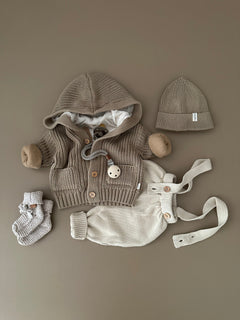 KNITTED CARDIGAN | CACAO