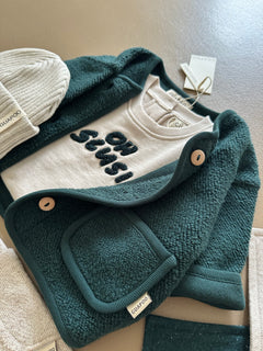 LIGHT FLEECE JACKET TROPICAL GREEN