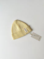 KNIT BEANIE SOFT YELLOW