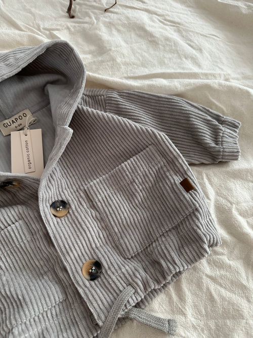 CORDUROY JACKET | GRAY