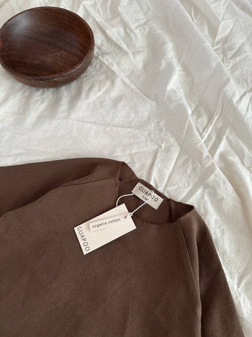 COZY LONGSLEEVE | CHOCOLATE
