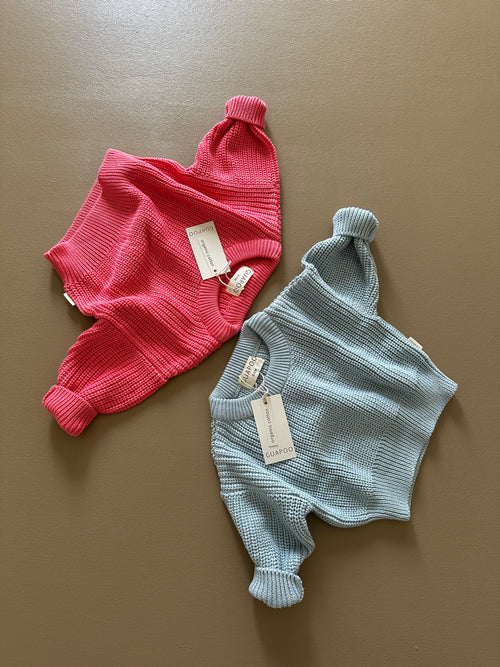 CHUNKY SWEATER BUBBLEGUM