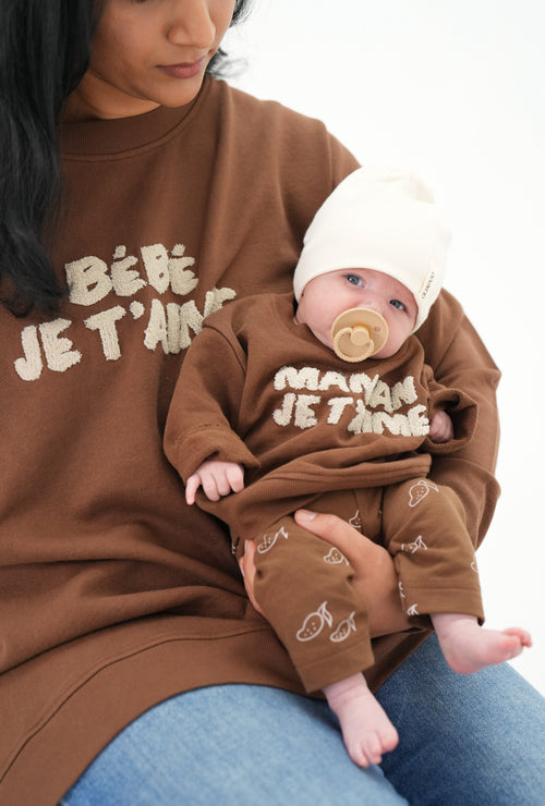 MOM SWEATER | BÉBÉ JE T'AIME