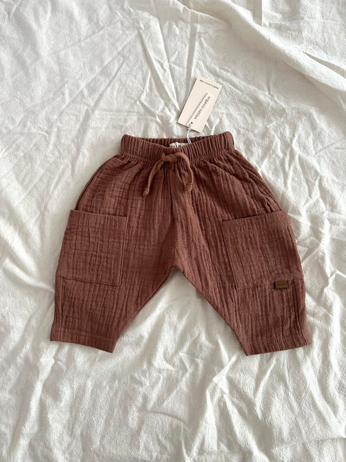 MUSLIN PANTS | MOCHA
