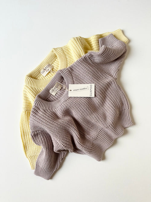 CHUNKY SWEATER LAVENDER