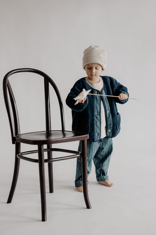 TEDDY JACKET DEEP BLUE