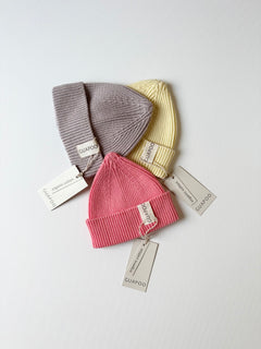 KNIT BEANIE LAVENDER