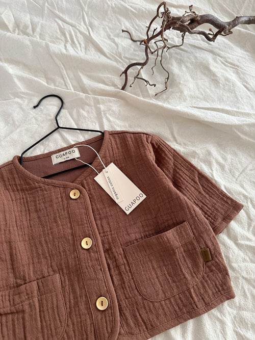 MUSLIN JACKET | MOCHA
