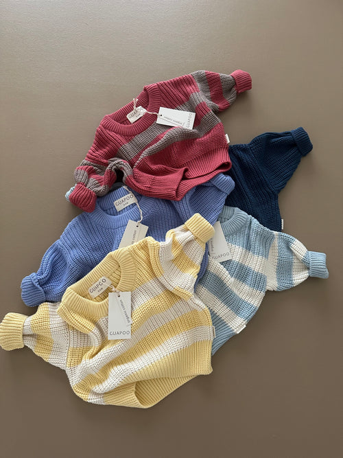 CHUNKY SWEATER DEEP BLUE