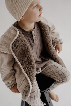 CORDUROY JACKET CREAMY SILK