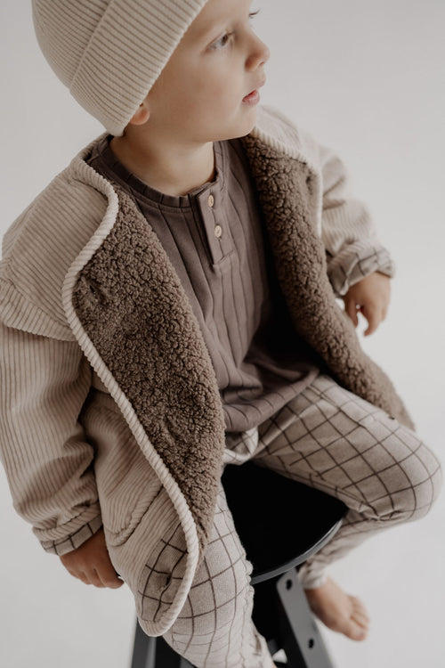 CORDUROY JACKET CREAMY SILK