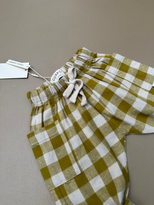 ROMEO PANTS | OLIVE OAT CHECK