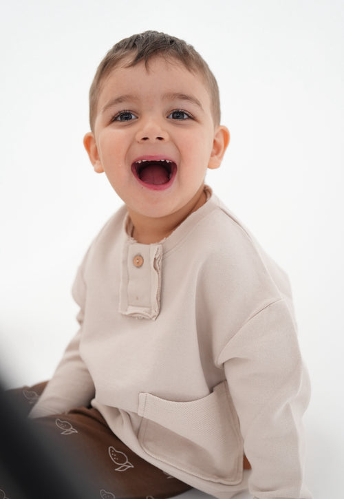 POCKET SWEATER | OAT