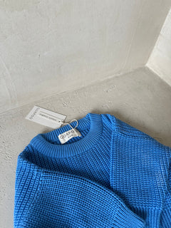 CHUNKY SWEATER | AQUA