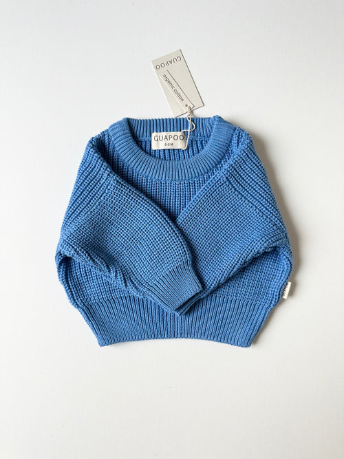 CHUNKY SWEATER | AQUA