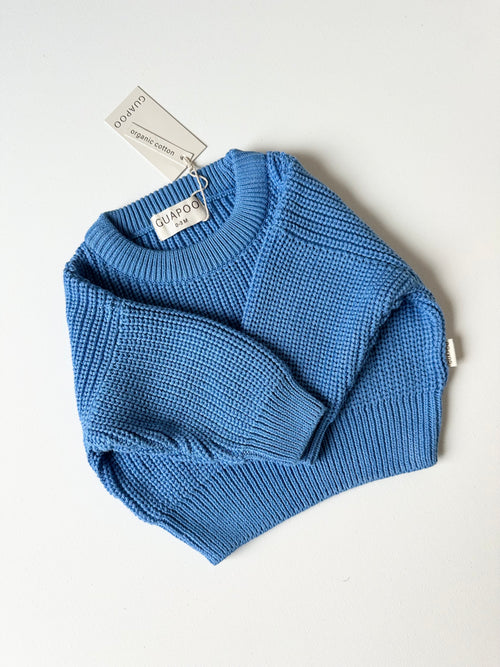 CHUNKY SWEATER | AQUA
