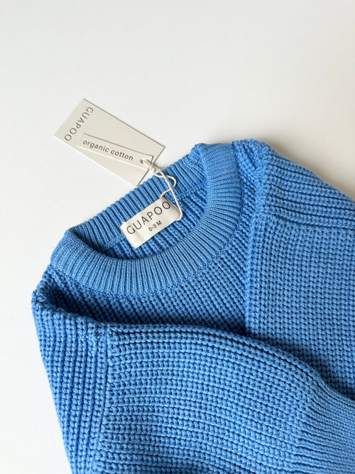CHUNKY SWEATER | AQUA