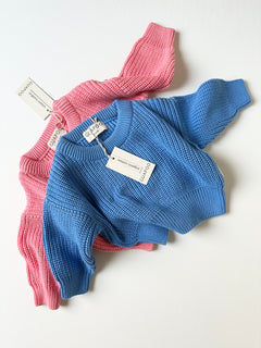 CHUNKY SWEATER | AQUA