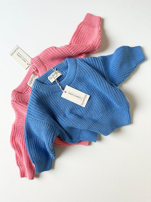 CHUNKY SWEATER | AQUA