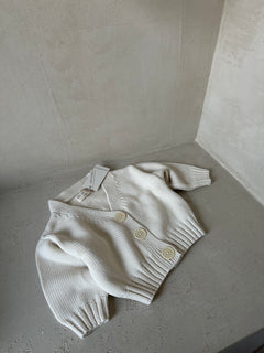 KNIT CARDIGAN OAT