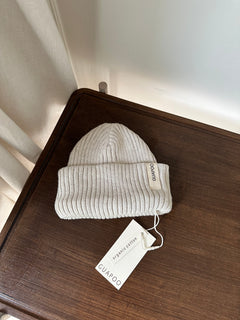 HEAVY RIB BEANIE CREAMY SILK