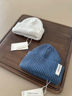 HEAVY RIB BEANIE DEEP BLUE