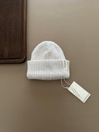 HEAVY RIB BEANIE CREAMY SILK