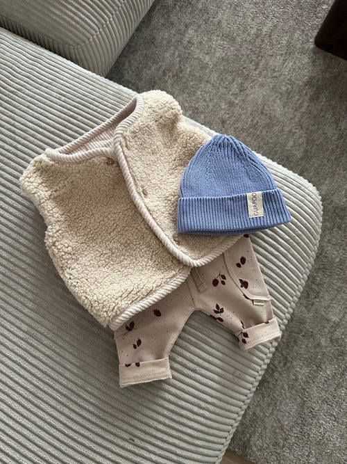 CORDUROY VEST | CREAMY SILK