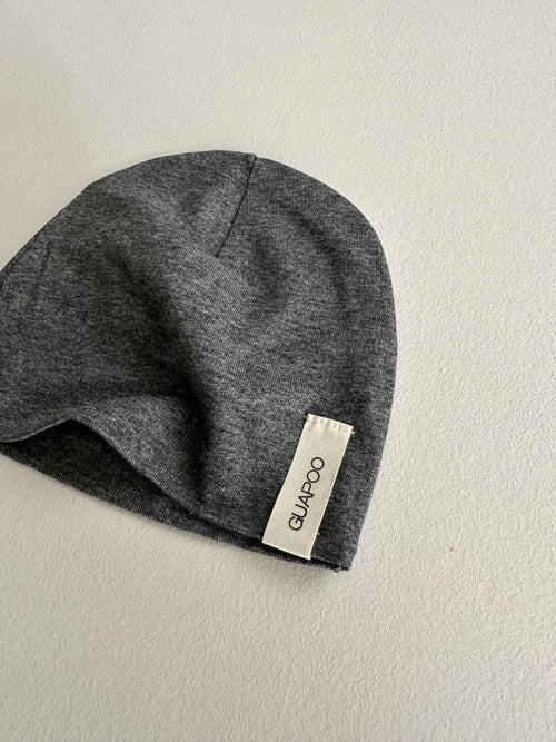 JERSEY BEANIE | DUNKELGRAU
