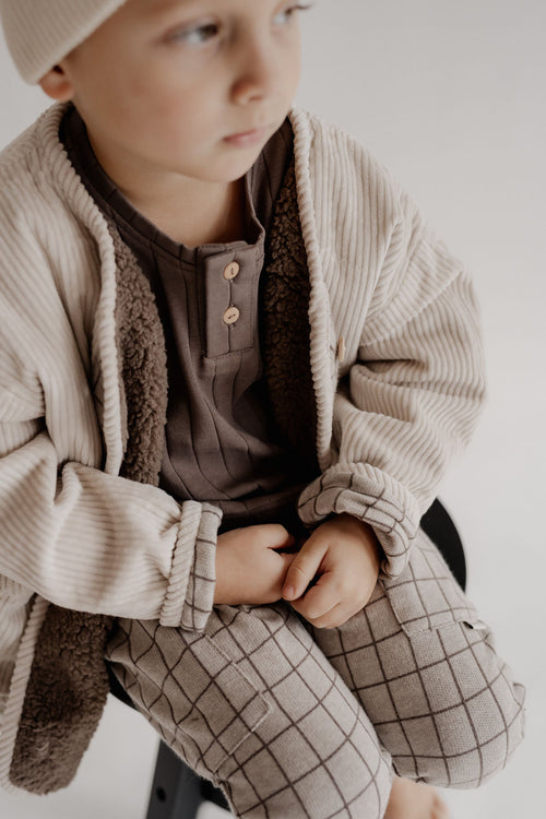 ROMEO PANTS BROWN CHECK