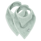 2-er Pack BANDANA LÄTZCHEN FROTTEE | ASH GREEN