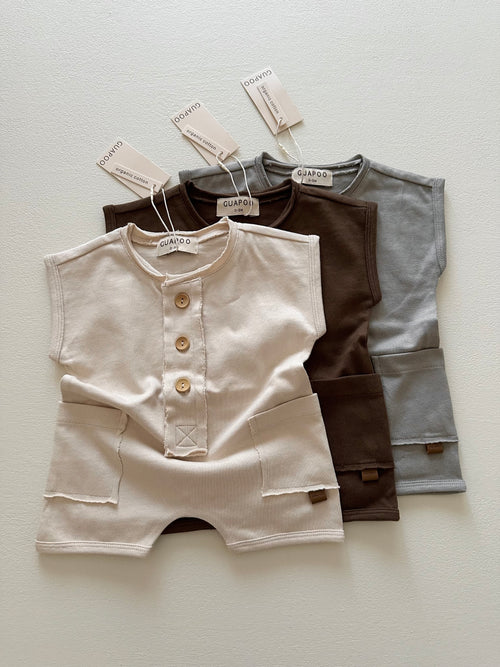 COZY SUMMER ROMPER | GRAY