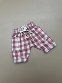 ROMEO PANTS ROSE CHECK