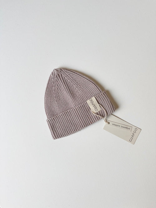 KNIT BEANIE LAVENDER