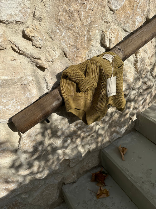CHUNKY SWEATER OLIVE