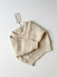 CHUNKY SWEATER OAT