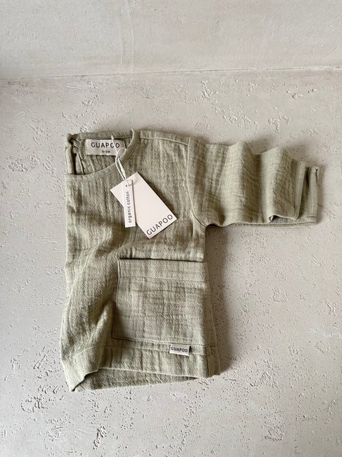MUSLIN LONGSLEEVE SAGE