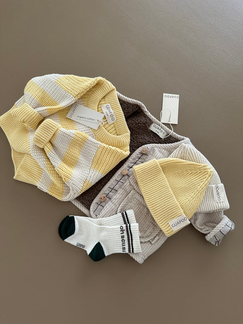 CORDUROY JACKET CREAMY SILK