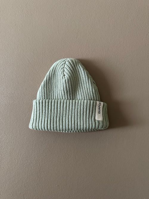 HEAVY RIB BEANIE SAGE
