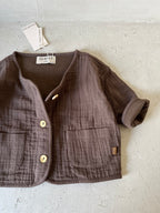 MUSLIN JACKET | CHOCOLATE