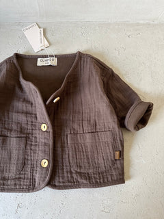 MUSLIN JACKET | CHOCOLATE