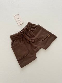 COZY SHORTS | CHOCOLATE