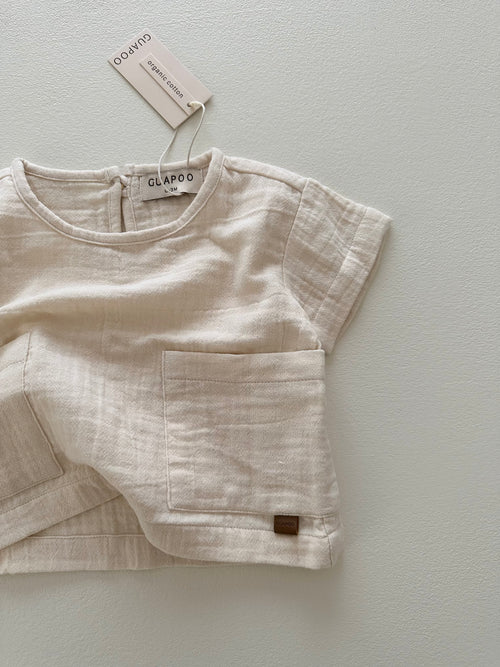 MUSLIN T-SHIRT | OAT