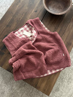 MOM REVERSIBLE VEST GRAPE