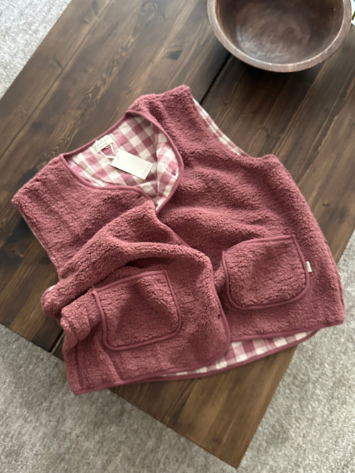 MOM REVERSIBLE VEST GRAPE