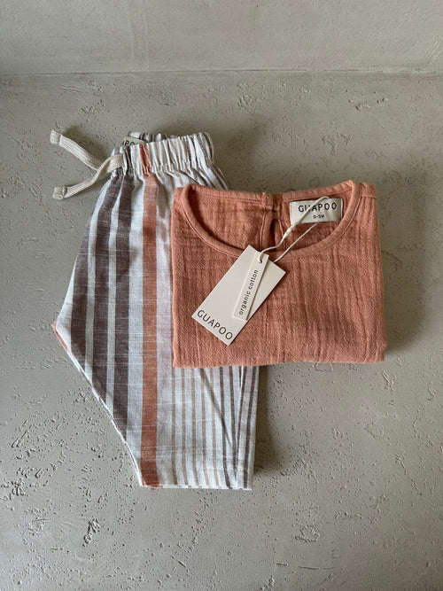 MUSLIN LONGSLEEVE DUSTY CORAL