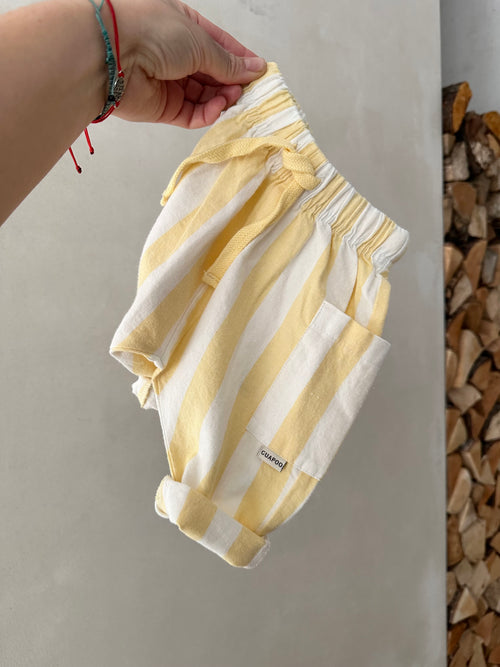 ROMEO PANTS | YELLOW STRIPES