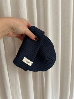 BEANIE GROBSTRICK | NAVY BLUE