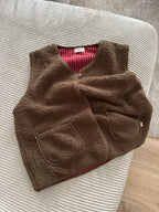 MOM REVERSIBLE VEST WOOD