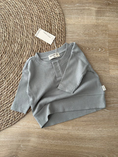 RIB LONGSLEEVE | GRAY